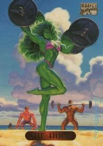#108 She-Hulk - 1994 Fleer Marvel obras maestras Hildebrandt Brothers - Imagen 1 de 1