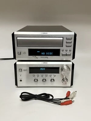 Receptor estéreo de sonido natural Yamaha RX-E400 con reproductor de discos compactos CDC-E500 3 Foto 1 de 4