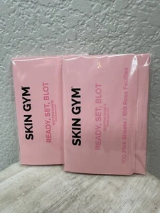 2X Skin Gym Ready, Set, Blot Pink Blotting Papers 200 Count Total New Fast Ship - Picture 1 of 3