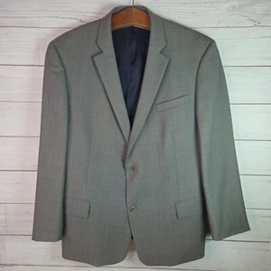 Men's John Varvatos Wool Blend Two-Button Sport Coat Blazer Jacket Size 46R - Picture 1 of 12