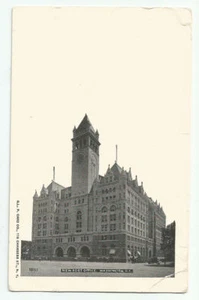 Washington DC New Post Office Building Cartolina Indivisa Indietro Inutilizzata UDB - Foto 1 di 2