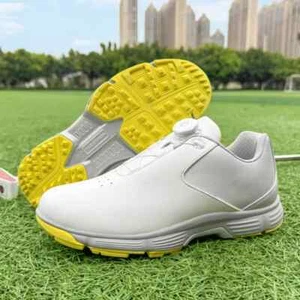 Professionelle Männer Golf Turnschuhe Schnell Schnürung Anti Slip Gym Turnschuhe - Picture 1 of 29