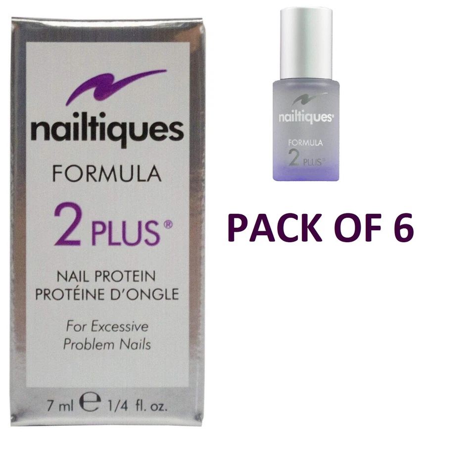 Nailtiques Nail Protein Formula 2 Plus Treatment - 0.25oz (2 Pack)