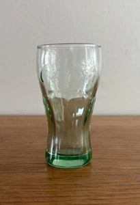 Vintage Green Glass Coca Cola Mini Juice Shot Glasses Collectible 3” - Picture 1 of 3