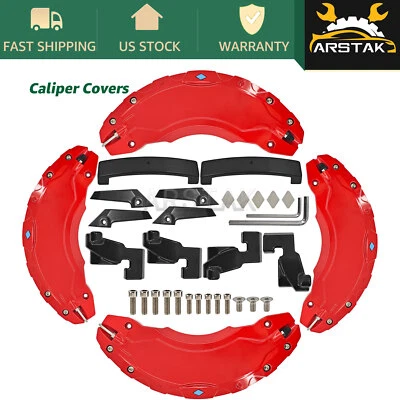 Front and Rear Brake Caliper Covers Set of 4 For 2023-2024 Tesla Cybertruck - Изображение 1 из 4