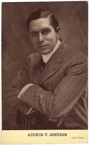 Arthur V. Johnson Actor Lubin Player Postcard by Kraus Mfg. Co circa 1910 - Picture 1 of 2