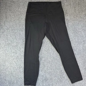 Lululemon Align High Rise Black Leggings size 10 Pedal Detail Size On Bottom - Picture 1 of 6