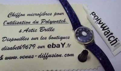 J'entretien le verre de ma Tissot Vintage avec du PolyWatch, crème de polissage