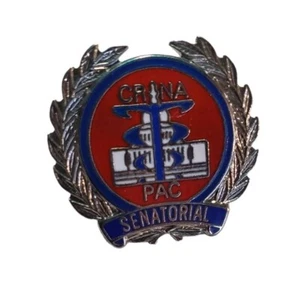 Pin de solapa tac coleccionable senatorial CRNA PAC - Imagen 1 de 5