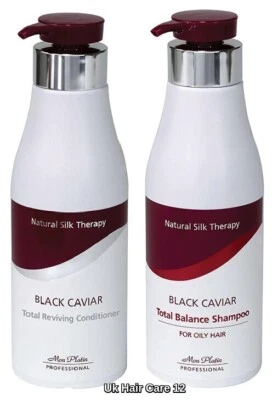 Mon Platin Black Caviar Shampoo für fettiges Haar 500ml plus Conditioner 500ml