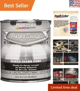 Fast-Drying 32 oz Gloss Clear Coat - Ideal for DIY Car and Motorcycle Projects - Picture 1 of 8