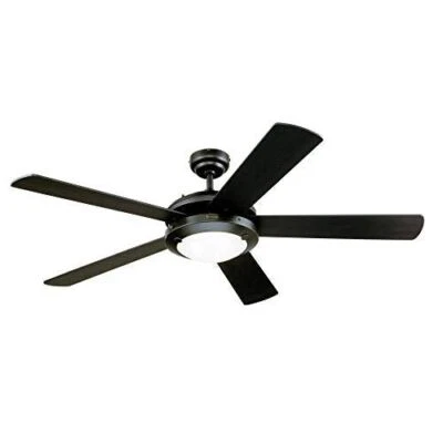 Westinghouse Lighting 7224200 Comet Indoor Ceiling Fan with Light, Matte Black - Image 1 of 4