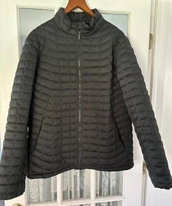 BEN SHERMAN Men's Quilted Lightweight Puffer Jacket Coat Grey Gray XL EUC - Picture 1 of 3