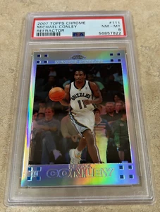 2007 TOPPS CHROME REFRACTOR MICHAEL CONLEY ROOKIE #111 PSA 8 - Picture 1 of 1
