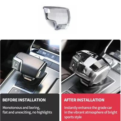 New Crystal Gear Shift Lever Knob Cover Replacement for Audi A7 S7 RS7 2019-2024 Foto 1 de 4