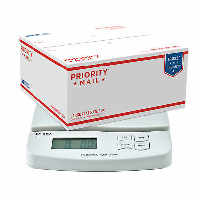 66 LB X 0.1 OZ Digital Postal Shipping Scale SF-550 Weight Postage Counting • 13.50$