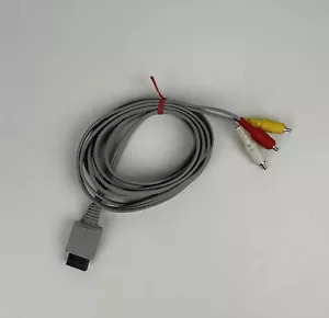 OEM Official Nintendo Wii Gaming System AV Cable Cord RVL-009 Audio Video Tested - Picture 1 of 7
