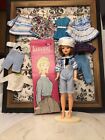 Vintage 1963 Ideal 12" Tammy Doll In Original Box w/ Stand & Lots Of Clothes