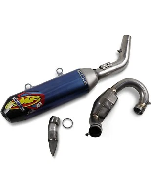 FMF Factory 4.1 Anodized Exhaust w/ MegaBomb Head Pipe Honda CRF450RL 2021-2026 - Image 1 of 4