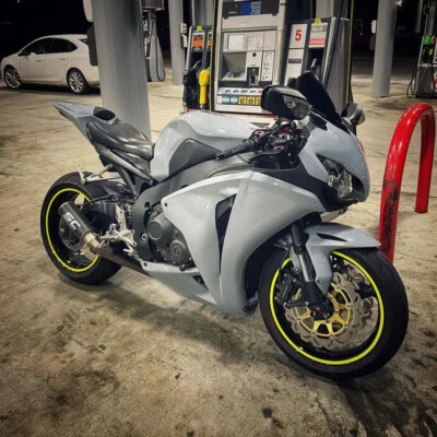 Carenado de carrocería de inyección ABS gris Nardo + pernos para Honda CBR1000RR 2008-2011 Foto 1 de 4