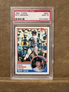 1983 Topps #602 Rich Gedman PSA 9 - Bild 1 von 2