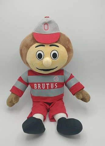 Build-A-Bear Workshop Ohio State Mascot Brutus 18" Plush Doll OSU Buckeyes NCAA Cover