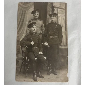 Vintage Photo / Postcard - Military Men, Men in uniform - Russian? Soldier - Picture 1 of 8