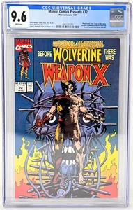 Marvel Comics presenta #72 Antes de Wolverine Weapon X CGC calificado 9.6 páginas blancas - Imagen 1 de 7