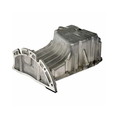 For Chevy Aveo5/Aveo 2009-2011 Engine Oil Pan | Aluminum | Metallic Finish Gray - Image 1 of 4