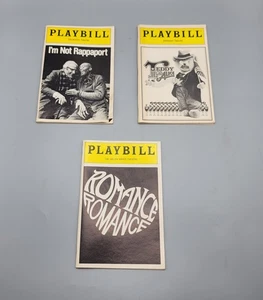 Vintage Theater Playbill Lot (3) - Picture 1 of 7