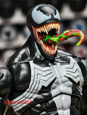 Cabeza de lengua larga Veneno esculpida 1:6 1:12 1:18 para cuerpo de figura masculina de 12"" 6"" 3,75"" Foto 1 de 4