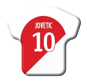 Calamita Simile a T-Shirt Calcio Stagione 2018/2019 Monaco 10 Stevan Jovetic - Picture 1 of 9