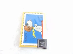 Vintage Hallmark Snoopy Notiz Karte Folio - Bild 1 von 7
