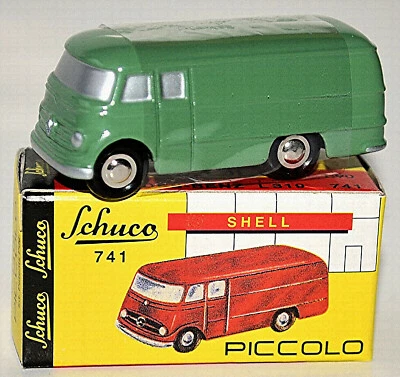 Mercedes-Benz L 319 Furgone 1955-68 Verde 1:90 Schuco Piccolo 05411 - Immagine 1 di 2
