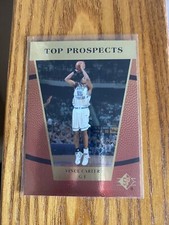1998-99 SP Top Prospects Rookie RC #42 Vince Carter UNC Raptors 