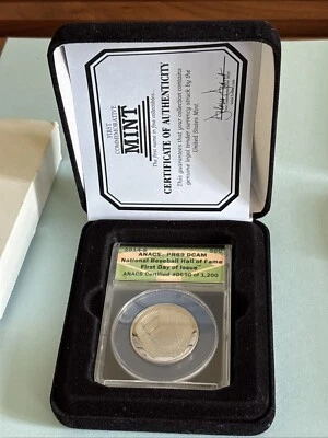 2014S Baseball Hall of Fame First Day Issue Half Dollar ANACS PR69 DCAM 690/1200 - Image 1 of 4