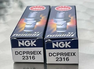 2x NGK Bougies Iridium DCPR9EIX Aprilia RSV 1000, Mille, Factory, Tuono Falco - Photo 1/2