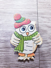 The Roundtop Collection Refrigerator Magnet Metal Christmas Owl