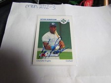 1991 Impel Kevin Roberson signed baseball card 