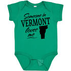 Inktastic Someone In Vermont Loves Me Baby Bodysuit State Home Family Kids Love