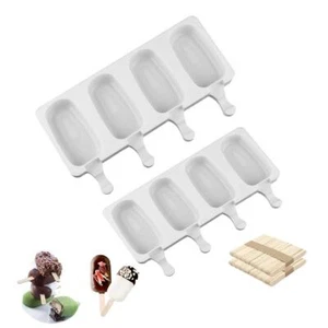 icecream molds silicon moulds 4/8 holes popsicle tray molds DIY pop tray maker - Picture 1 of 8