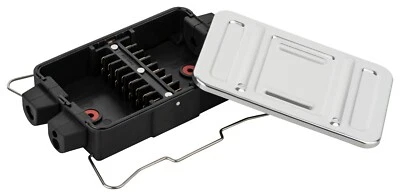 Verteilerdose Anhänger 8x4 polig Verbindungsdose Verteilerkasten Aluminium