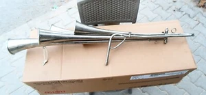 Very Rare Fanfare Signal Horn Trumpet 5 Pipes 1 Valve Germany DDR - Playing - Picture 1 of 12