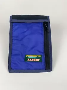 LL Bean Vintage Travel Wallet Phone Passport Money Pouch with Waterproof Bag - Picture 1 of 5