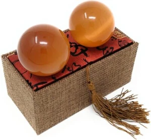 THY COLLECTIBLES Artificial Tiger Eye Crystal Gemstone Quartz Chinese Orange - Picture 1 of 3