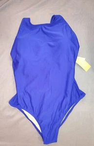 Damen Kona Sol hochgeschlossen Medium Abdeckung Einteiler Badeanzug blau Large - Bild 1 von 4