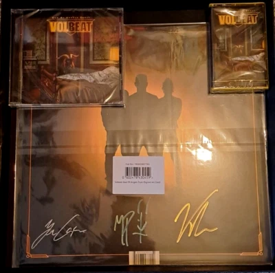 Volbeat Gods Of Angels Trust CD & Cassette & Signed Print New & Sealed - Изображение 1 из 3