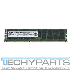 DATARAM DTM64378A 8GB 2Rx4 DDR3-1600 PC3-12800R REG ECC 1.5V Server Memory - Picture 1 of 1