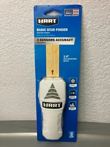 HART BASIC STUD FINDER 3-Sensors 1.0" DETECTION DEPTH DEEP SCAN Wood Metal Studs - Picture 1 of 2