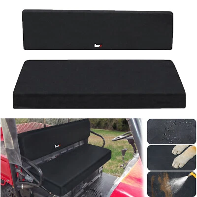 UTV Seat Cover For Kawasaki Mule 3000/3010/4000/4010 4X4 Black Bench Seat Cover - Изображение 1 из 4